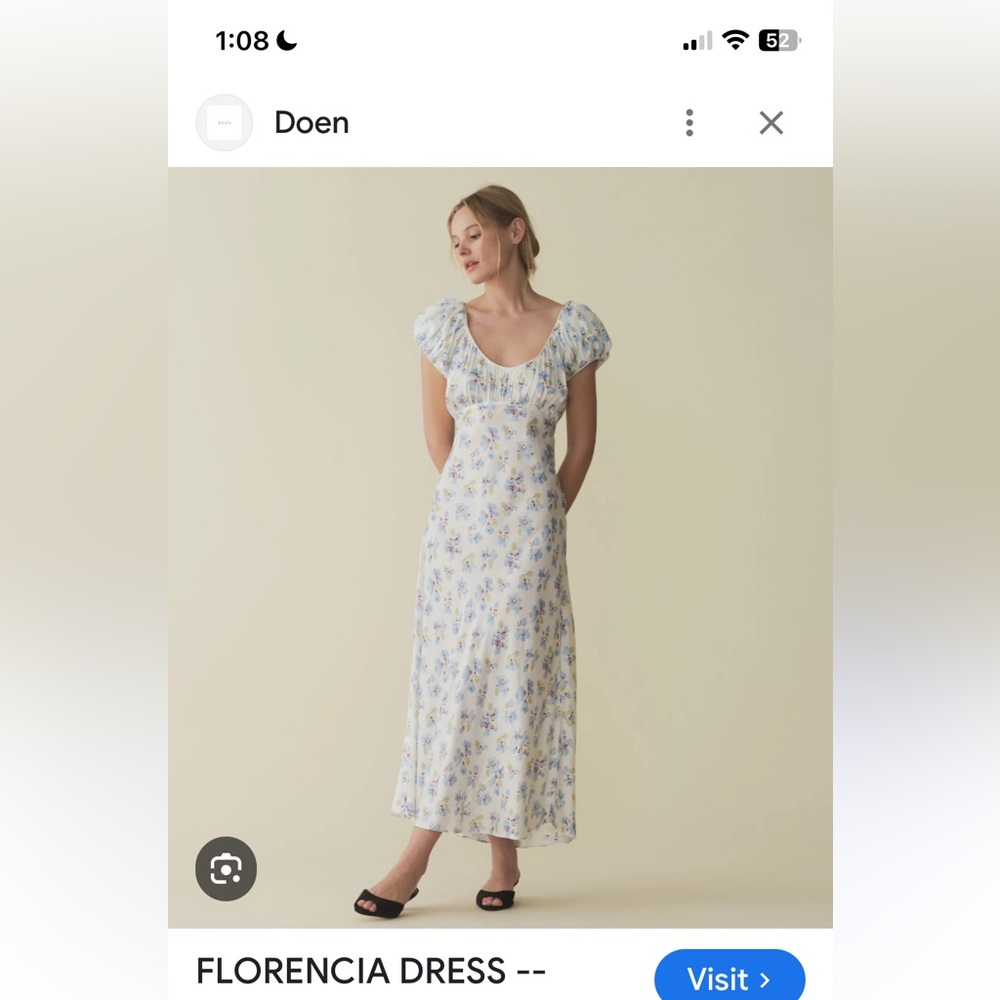 NWT Doen Florencia dress- size M